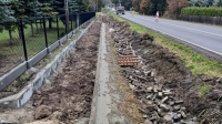 Remont chodnika w Janowcu